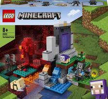 minecraft konstruktoriai - LEGO Minecraft The Ruined Portal 21172 - 1 nuotrauka