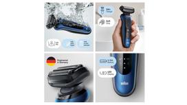 barzdaskutes - Braun 60-B1500s Blue - 4 nuotrauka