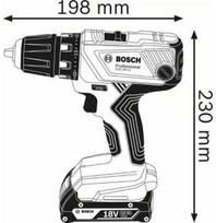 bosch gsr - Bosch GSR 18V-21 + lagaminas (be akumuliatoriaus ir įkroviklio) - 2 nuotrauka