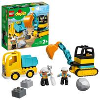 kastuvas vaikams - LEGO DUPLO Sunkvežimis ir vikšrinis ekskavatorius 10931  - 2 nuotrauka