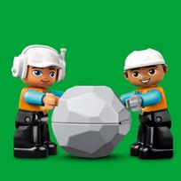 kastuvas vaikams - LEGO DUPLO Sunkvežimis ir vikšrinis ekskavatorius 10931  - 7 nuotrauka