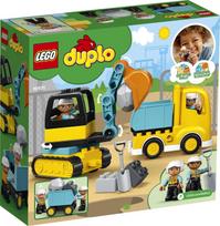 kastuvas vaikams - LEGO DUPLO Sunkvežimis ir vikšrinis ekskavatorius 10931  - 15 nuotrauka