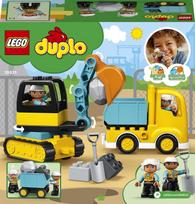 kastuvas vaikams - LEGO DUPLO Sunkvežimis ir vikšrinis ekskavatorius 10931  - 16 nuotrauka