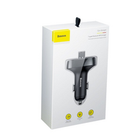 baseus fm - Baseus S-09 T-Type 3.4A Bluetooth MP3 Car Charger with Dual USB Output Tarnish - 2 nuotrauka