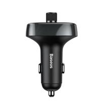 baseus fm - Baseus S-09 T-Type 3.4A Bluetooth MP3 Car Charger with Dual USB Output Tarnish - 7 nuotrauka