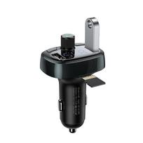 baseus fm - Baseus S-09 T-Type 3.4A Bluetooth MP3 Car Charger with Dual USB Output Tarnish - 8 nuotrauka