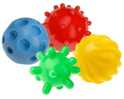 tullo sensoriniai kamuoliukai - Tullo Sensory Balls 4pcs 459 - 1 nuotrauka