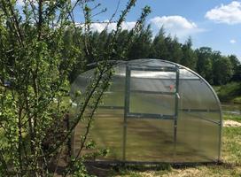 polikarbonatas 6 mm - Šiltnamis BALTIC LT 6 metrų ilgio 18 m2 (3x6 m) su 4 mm polikarbonato danga - 5 nuotrauka