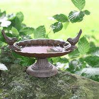 rudens dekoracija - Girdykla paukščiams 2 birds FB162, 23.5 x 14. 5x 13.1 cm - 2 nuotrauka