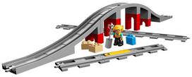 traukinio garso - LEGO DUPLO Traukinių tiltas ir bėgiai 10872 - 2 nuotrauka