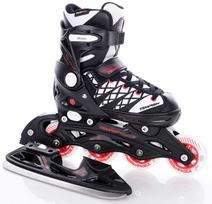 Tempish Clips Duo Adjustable Ice/Inline Skates Size 37-40