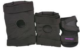 rieduciu apsaugos - Tempish TAKY set of knee elbows and wrist protectors Pink Size S - 2 nuotrauka