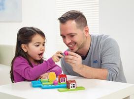 staliukas mazas - SMART GAMES žaidimas Trys maži paršiukai, SG023 - 5 nuotrauka