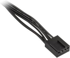 pwm laidas - Kolink 1-4 PWM Fan Splitter PGW-AC-KOL-049, juoda, 0.35 m - 2 nuotrauka