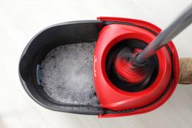 vileda mop - Vileda Ultramat EASY WRING TURBO - 11 nuotrauka