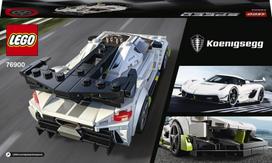koenigsegg - LEGO Speed Champions 76900, 280 vnt. - 2 nuotrauka