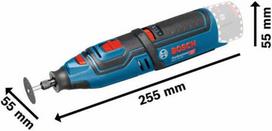 tiesinis slifuoklis - Rotacinis įrankis Bosch GRO 12V-35 Solo L-Boxx (be akumuliatoriaus ir pakrovėjo) - 2 nuotrauka