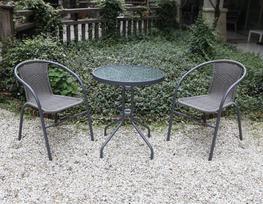 bistro staliukas - Lauko stalas Home4you Bistro Grey, 60 x 60 x 70 cm - 3 nuotrauka