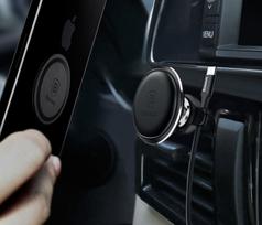 magnetic baseus - Baseus Magnetic Air Vent Car Holder Black - 15 nuotrauka