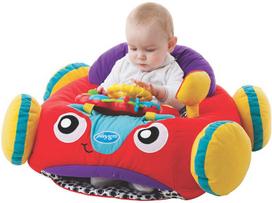 muzikinis centras - PLAYGRO minkštas muzikinis automobilis, 0186362 - 4 nuotrauka