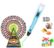 3d rasiklis - 3D rašiklis Fusion Accessories 3D, mėlyna - 3 nuotrauka