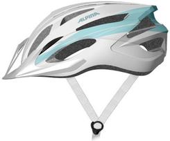 salmas vaikui - Alpina MTB17 Bike Helmet White & Light Blue 54-58 - 1 nuotrauka