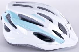 salmas vaikui - Alpina MTB17 Bike Helmet White & Light Blue 54-58 - 2 nuotrauka