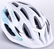 salmas vaikui - Alpina MTB17 Bike Helmet White & Light Blue 54-58 - 3 nuotrauka