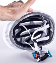 salmas vaikui - Alpina MTB17 Bike Helmet White & Light Blue 54-58 - 5 nuotrauka