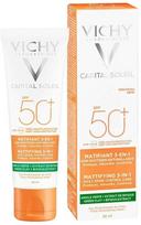  VICHY matinį efektą suteikianti kasdienė priemonė nuo saulės CAPITAL SOLEIL 3-IN-1, SPF 50, 50 ml