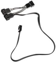 pwm kabelis - Kabelis Kolink 1-3 PWM Fan Splitter PGW-AC-KOL-048, juoda, 0.35 m - 5 nuotrauka