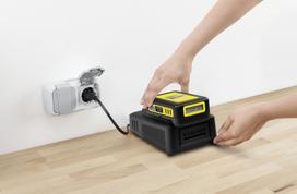 battery charger - Akumuliatoriaus ir kroviklio komplektas KARCHER 18V, 2.5Ah - 3 nuotrauka