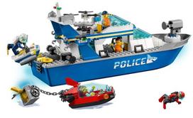 lego vaikams - LEGO City Police patrulių valtis 60277 - 10 nuotrauka