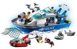 lego vaikams - LEGO City Police patrulių valtis 60277 - 11 nuotrauka