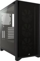 corsair 4000x - Corsair iCUE 4000X RGB Black (Juodas) - 2 nuotrauka