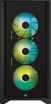 corsair 4000x - Corsair iCUE 4000X RGB Black (Juodas) - 5 nuotrauka