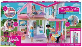 barbiu baldai - Mattel Barbie Malibu House Playset FXG57 - 6 nuotrauka