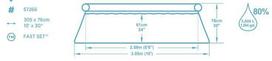 bestway baseinas 305 - Bestway Fast Set 305cm - 2 nuotrauka