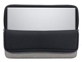deklas 15 coliu - Rivacase Suzuka 7705 Laptop sleeve 15.6 Grey - 3 nuotrauka