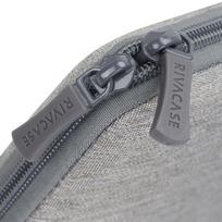 deklas 15 coliu - Rivacase Suzuka 7705 Laptop sleeve 15.6 Grey - 9 nuotrauka