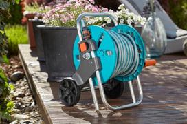 laistymo zarnos rite - Gardena AquaRoll S Hose Trolley - 3 nuotrauka