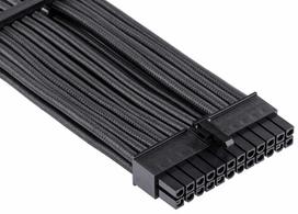 corsair laidai - Corsair Premium Individually Sleeved PSU Cables Starter Kit Type 4 Gen 4 Black - 2 nuotrauka