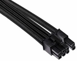 corsair laidai - Corsair Premium Individually Sleeved PSU Cables Starter Kit Type 4 Gen 4 Black - 3 nuotrauka