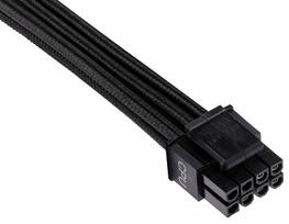 corsair laidai - Corsair Premium Individually Sleeved PSU Cables Starter Kit Type 4 Gen 4 Black - 5 nuotrauka