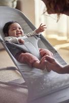 babybjorn mesh - BABYBJÖRN gultukas Bliss, Mesh Grey, 006018 - 4 nuotrauka
