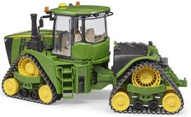 modely - BRUDER traktorius su vikšrais John Deere, 04055 - 2 nuotrauka
