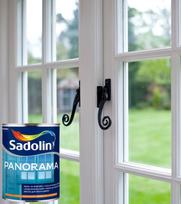 balti dazai sadolin - Langų ir durų dažai Sadolin Panorama, balti, 1 l - 3 nuotrauka