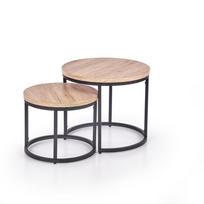 2 ju kavos staliuku komplektas - Kavos staliukas Halmar Oreo, 400-530x400x350-450 mm - 6 nuotrauka