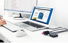 usb jungiklis - Jungiklis KVM USB 2x4 UGREEN USB 2.0 juodas - 3 nuotrauka