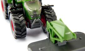 modeliukai traktoriai fendt - Siku Fendt 942 Vario Wth Front Mower 2000, juoda/žalia - 5 nuotrauka